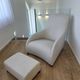 ​B&B Italia Maxalto Kalos Armchair & Ottoman by Antonio Citterio