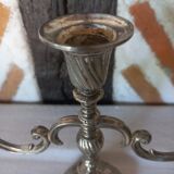 Pair of silver candlesticks