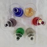 Set Italian vintage alcohol glasses