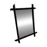 Miroir bois imitation bambou 79 x60 cm