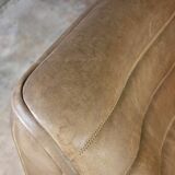 DeSede DS84 sofa in taupe buffalo leather