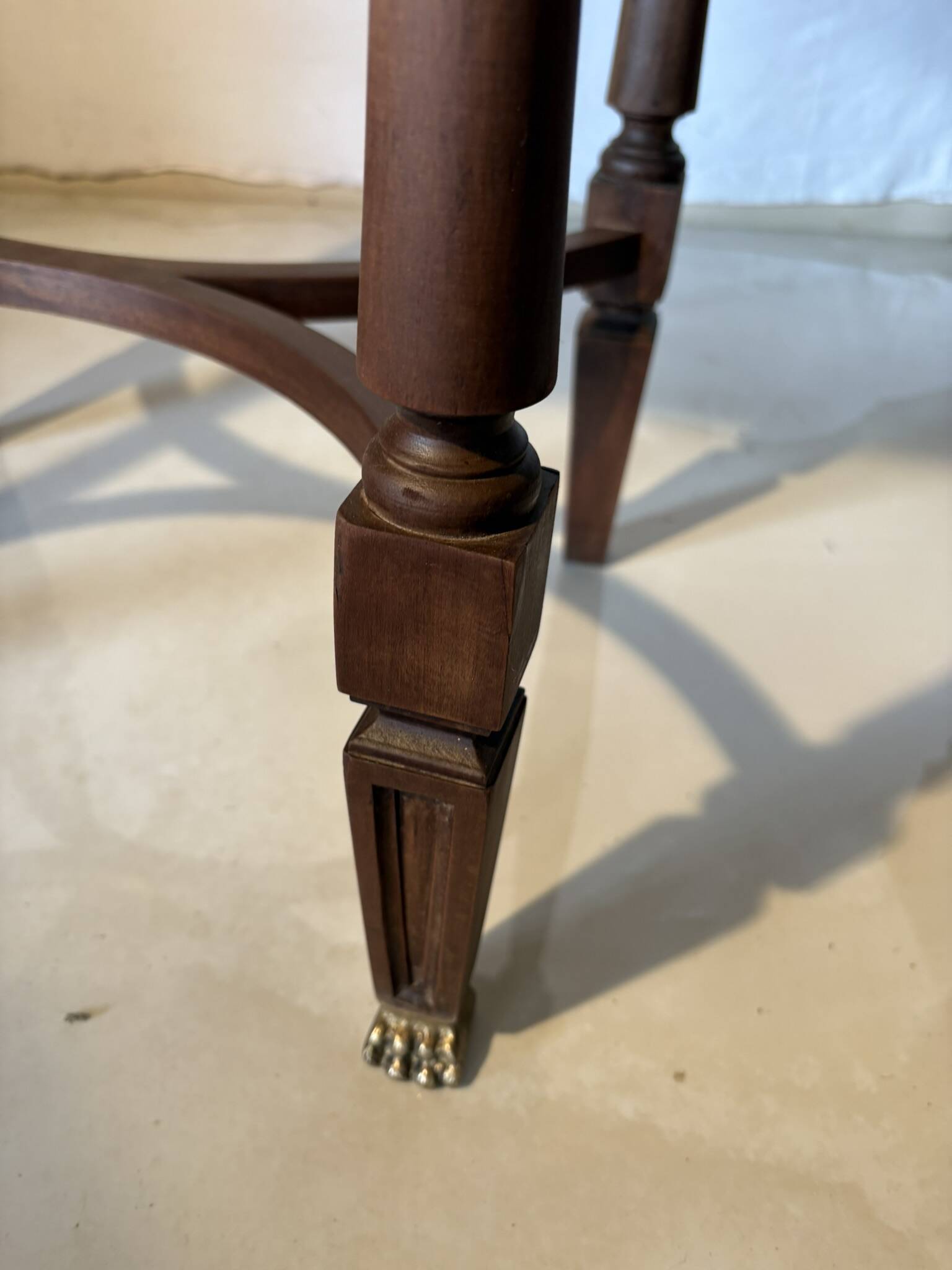 Pair of Louis XVI style bedside tables – gilt bronze details