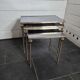 Vintage brass nesting table from the 60s