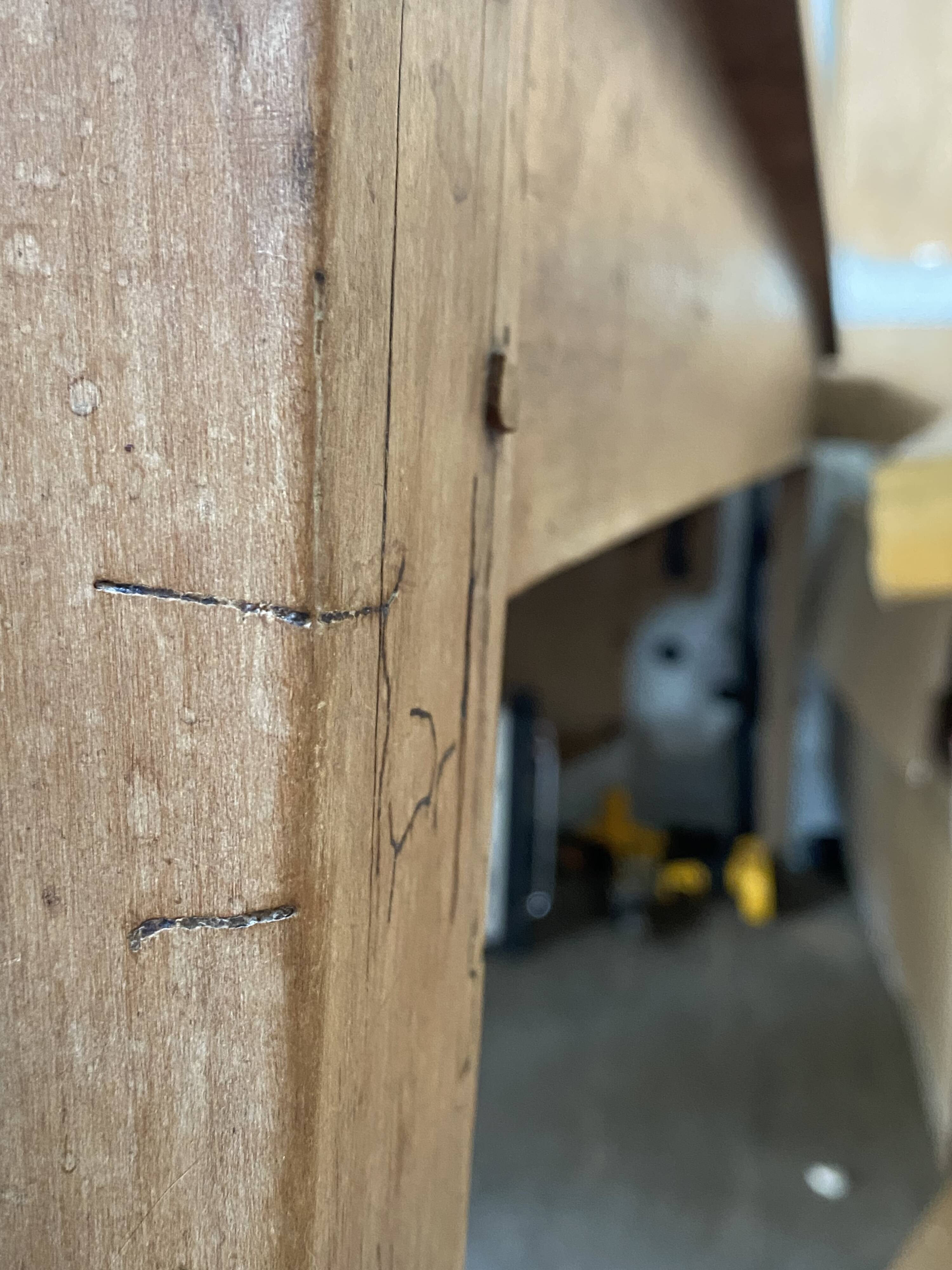 Table de ferme à repas à manger sam en bois massif 1 tiroir 1930 209x80cm