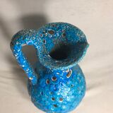 Former pitcher in blue ceramic