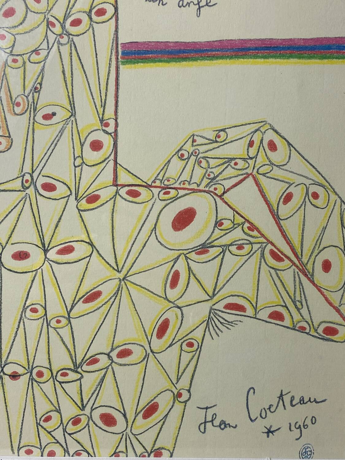 Jean Cocteau Lithograph