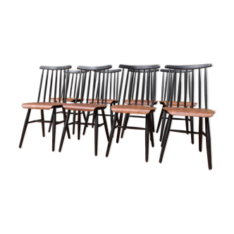 Set de 8 chaises scandinaves Fanett 'Ilmari Tapiovaara 1960