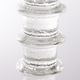 Vintage set of 2 glass candlesticks design by staffan gellerstedt 1960s