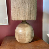 Vintage stoneware lamp