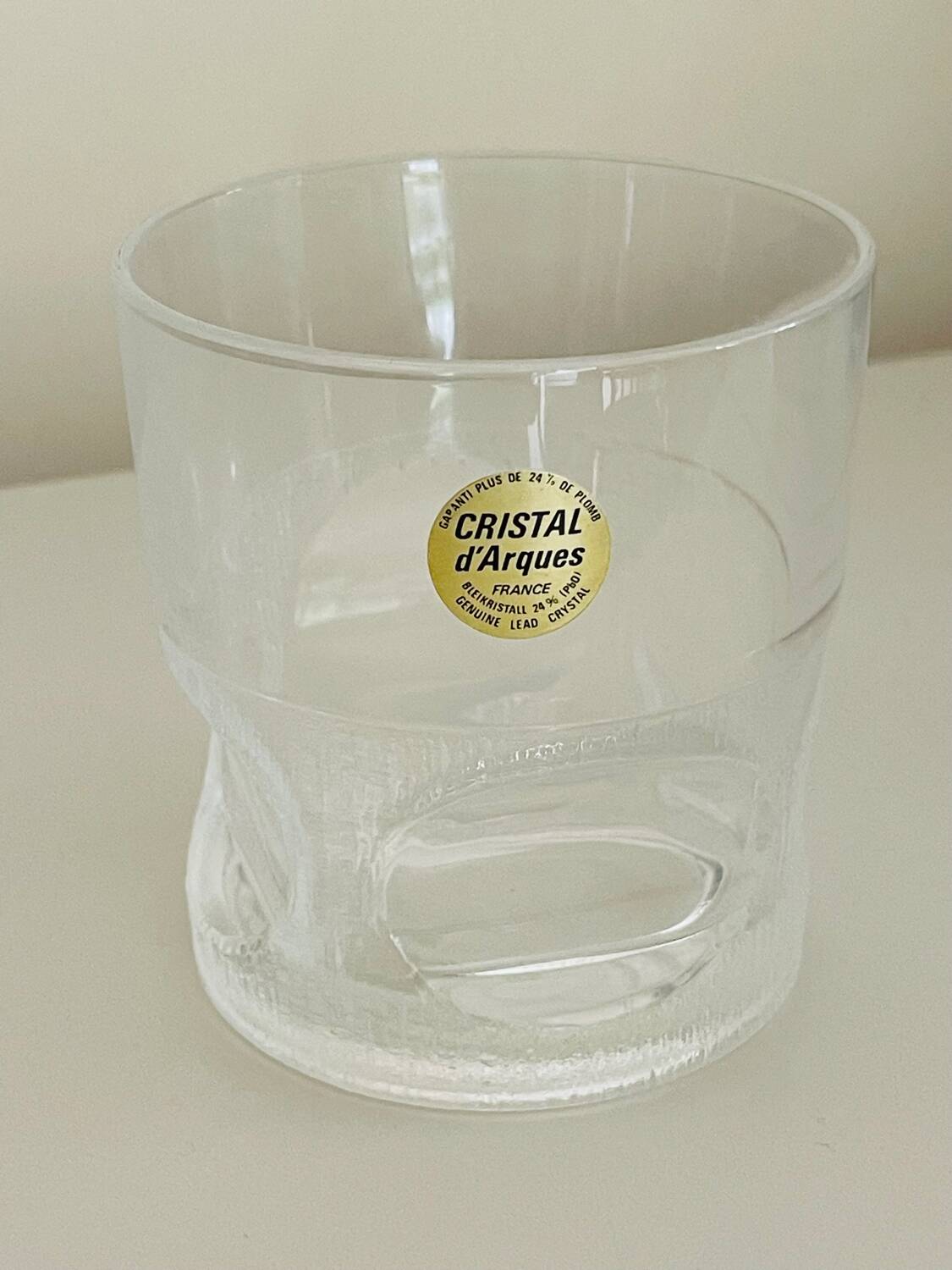 Vintage Arques crystal glasses