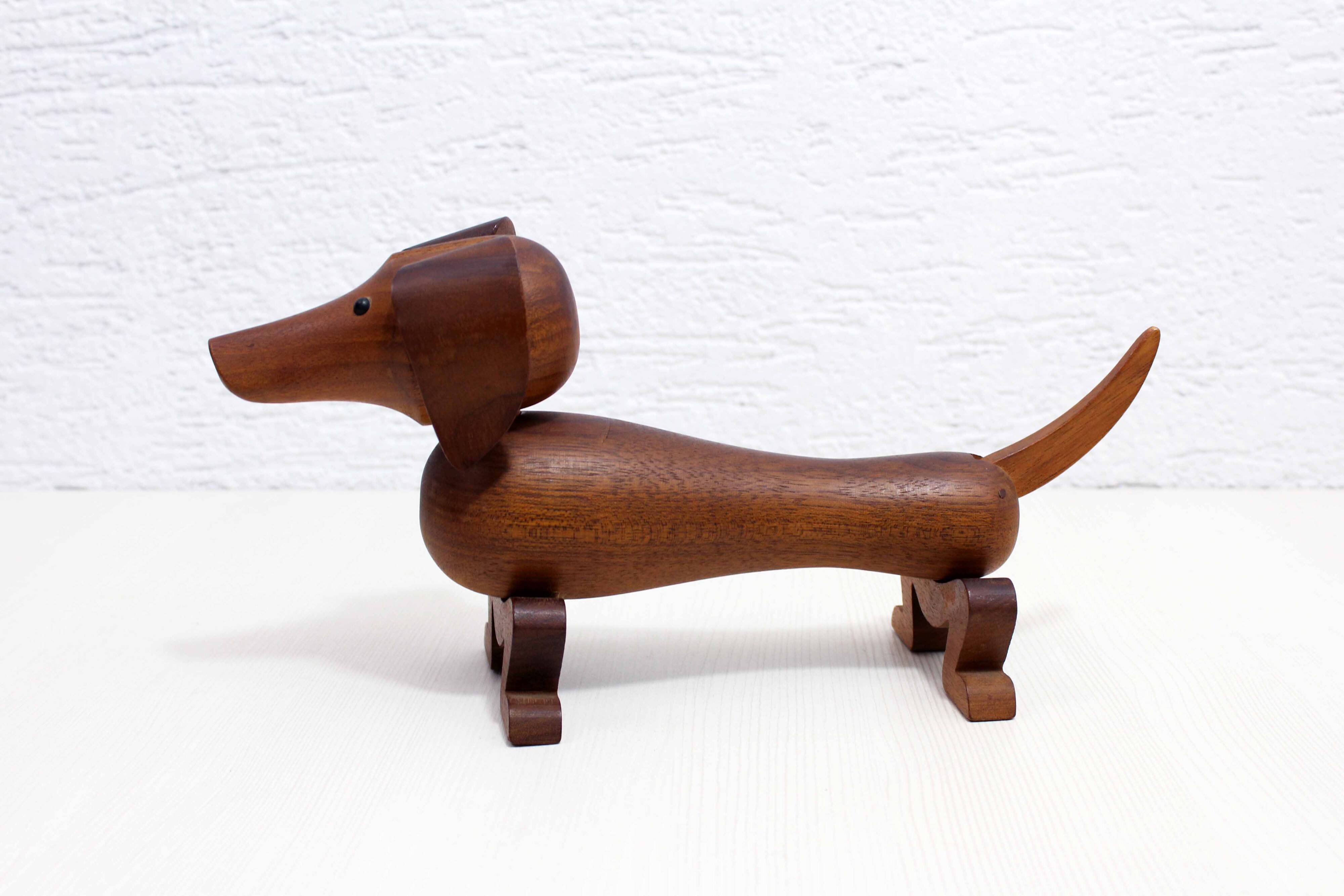 Dachshund by Kay Bojesen in teak 1950