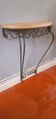 Vintage wrought iron console from the 50s