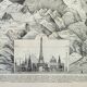 Old engraving 1898, Height, mountain, altitude • Original and vintage lithograph