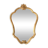 Golden baroque mirror