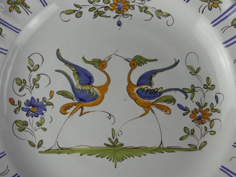 Earthenware plate from Martres Tolosane, 31.5 cm