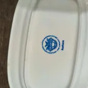 Lot de 2 plats Villeroy et Boch Rusticana bleus