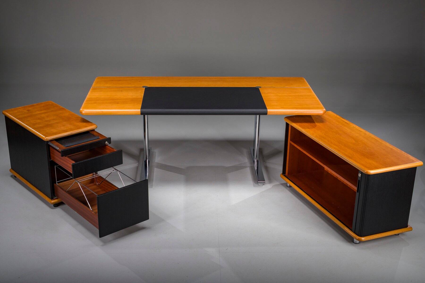 Executive office set from Walter Knoll / Wilhelm Knoll, Germany, 1970s, set of 3