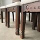 Set of 6 brutalist chairs from the 1940s
