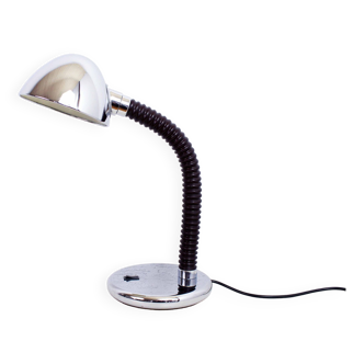 Lampe de bureau métal chromé