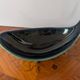 Large sculptural tripod bowl Ceramidi – Black/green glazed ceramic