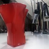 Vintage Handkerchief Vase • Incamiciato • Murano Glass • 1960