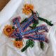 Old embroidered tablecloth