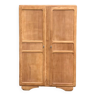 Parisian art deco wardrobe solid raw wood wardrobe