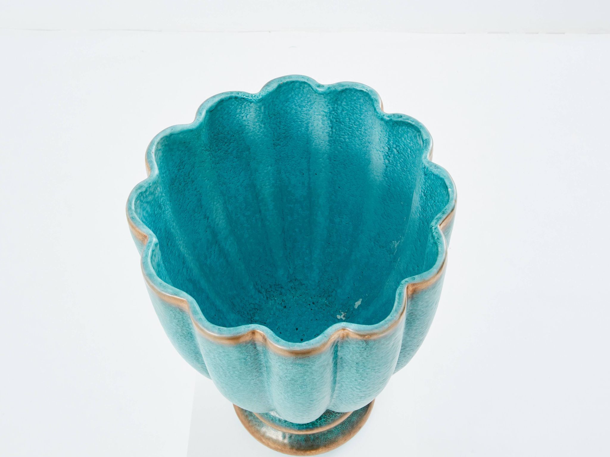 Gabriele Bicchioni large Italian ceramic vase circa 1930