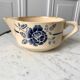 Saucière blue flowers Saint-Amand 30s-40s