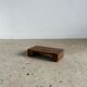 Tabouret d'appoint en teck asiatique blond