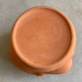 Vintage terracotta kids head vase