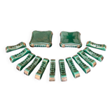 Knife holder + Art Deco bottle coaster