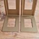 Pair of dbgm metal book greenhouse