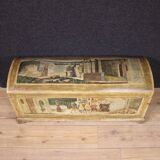 Coffre italien peint du 20e siècle