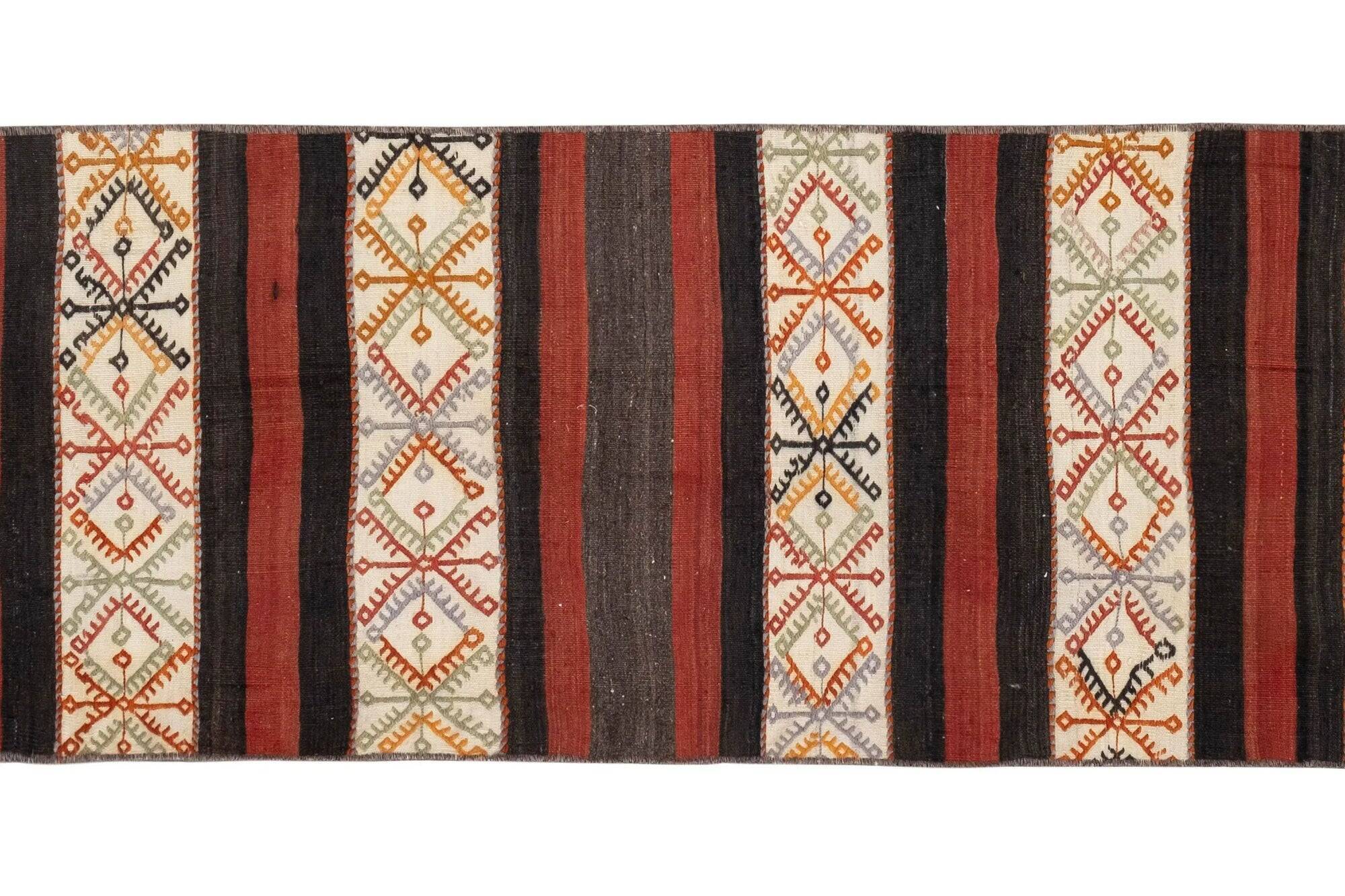 Vintage Turkish hallway rug 64x223 cm