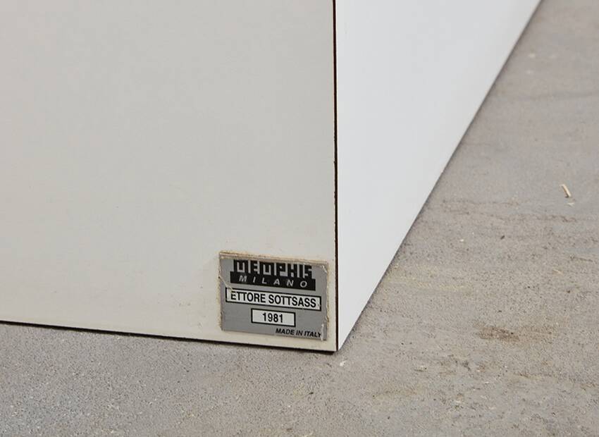 Ettore Sottsass Early Suvretta Bookcase for Memphis Milano 1981