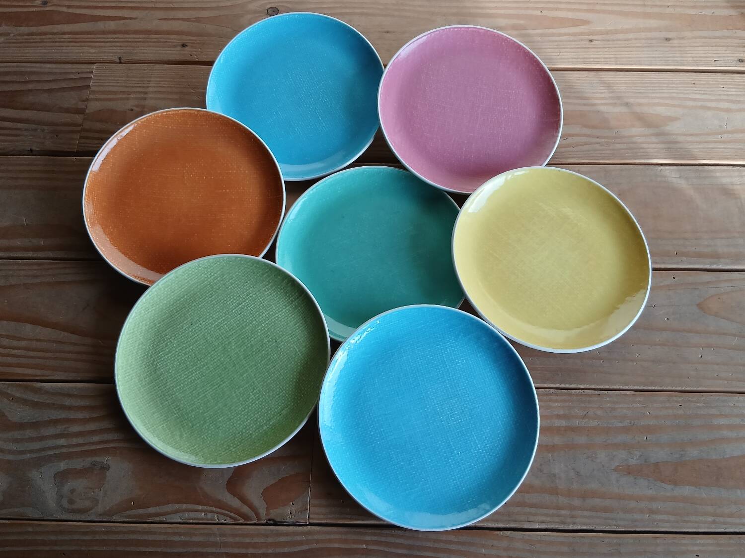 Deauville plates by Salins