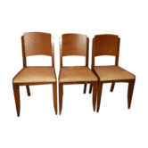 Lot de trois chaises, 1950