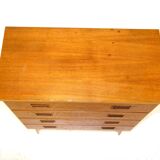 Scandinavian teak chest of drawers, Sweden, 1960