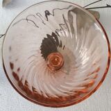 Set of 2 champagne glasses Luminarc Rosaline cocktail 70s