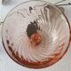 Set of 2 champagne glasses Luminarc Rosaline cocktail 70s
