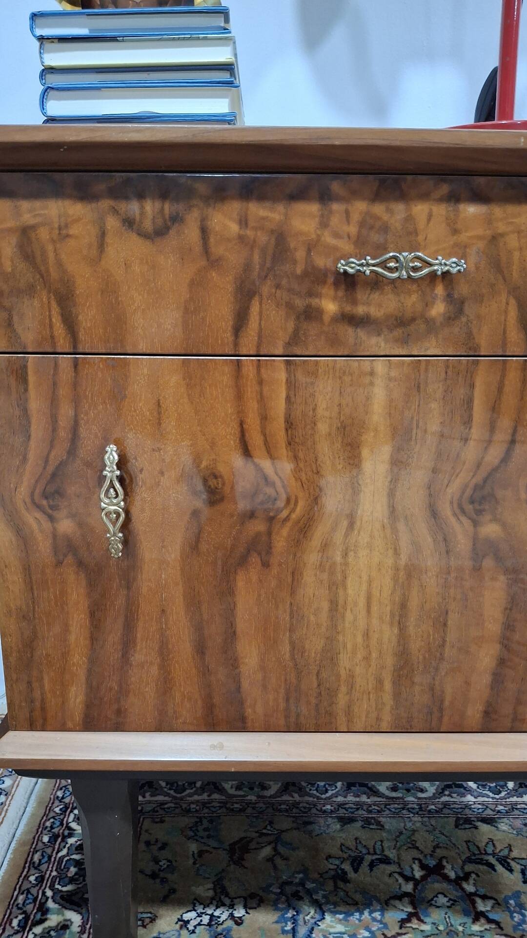 70s Walnut Nightstand