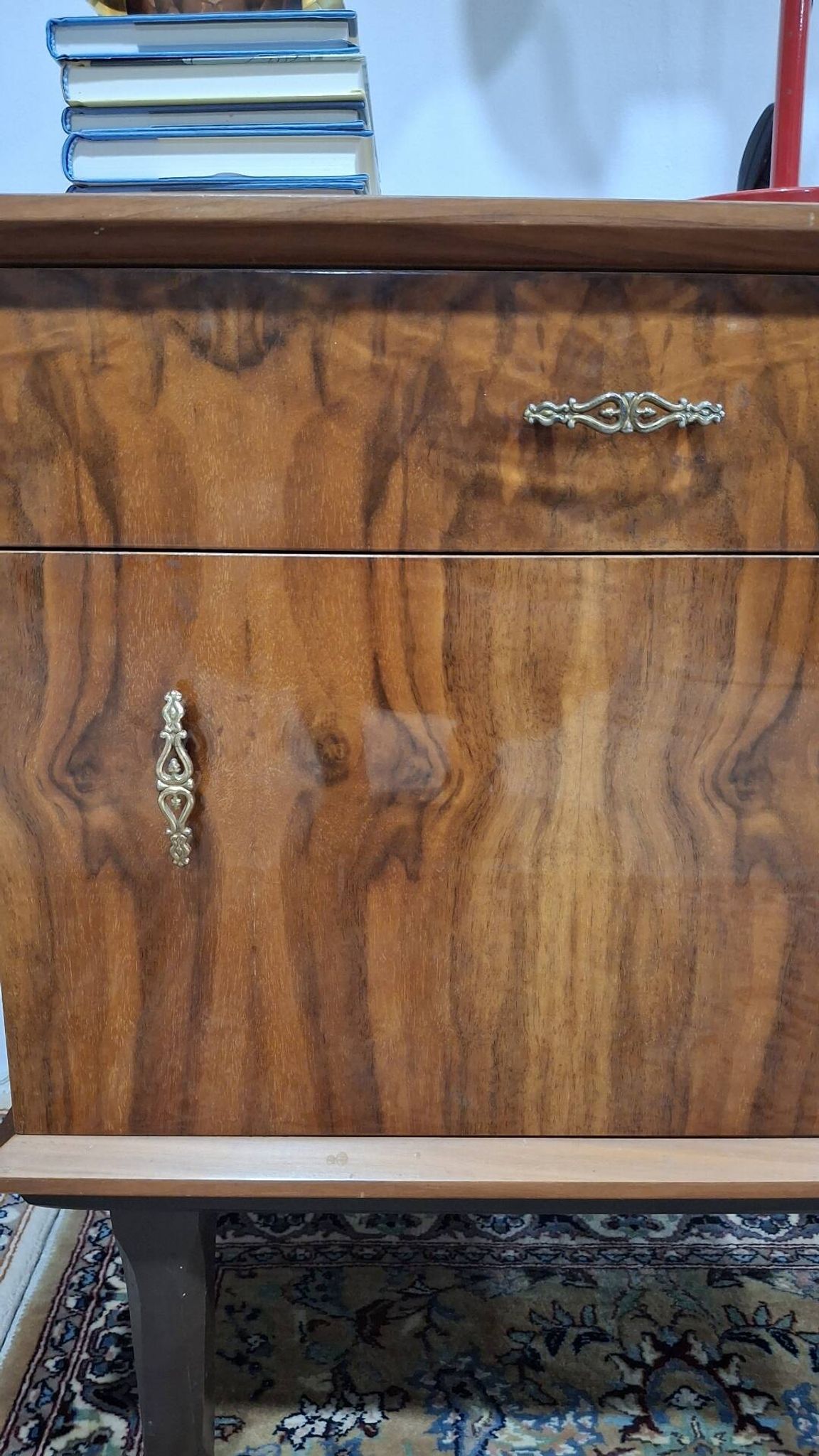 70s Walnut Nightstand