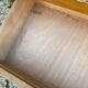Commode en rotin et bois vintage