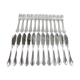 Sfam - 12 Art Deco Fish Cutlery