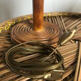 Vintage rattan lamp