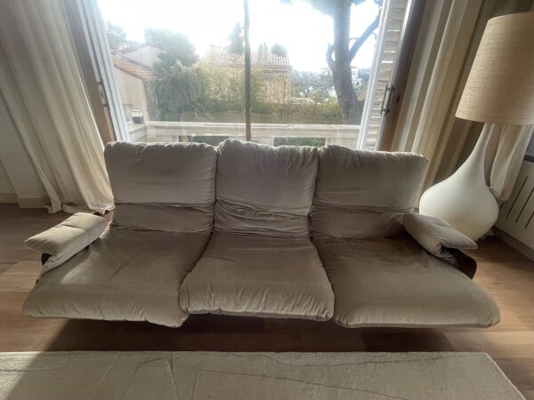 CANAPE 3 PLACES MICHEL DUCAROY LIGNE ROSET ANNEE 70