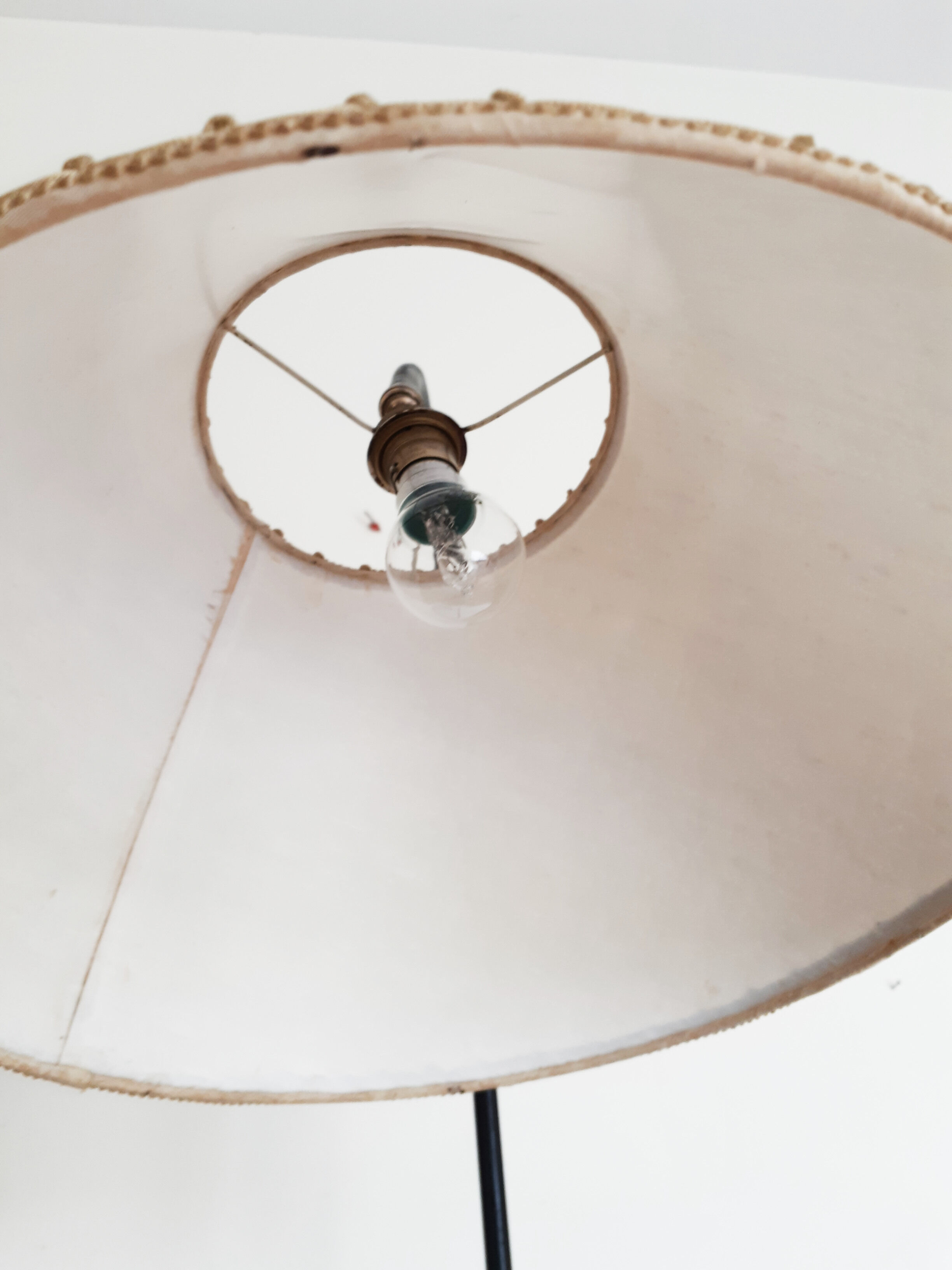 Tripod shelf lamp vintage 50s