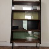 Bookcase • Vintage Shelves • Oak • Attributed to Pierre Guariche • 1950
