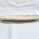 Oval plate, hand-painted meat platter in orange and green.